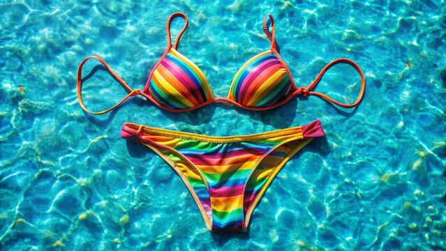 Stylish Micro Bikini in Vibrant Colors for Beach and Poolside Fun - Perfect for Summer Vacations and Water