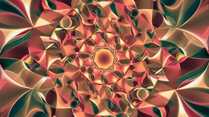 Captivating abstract backdrop composed of interlocking triangles and circles, forming an intriguing dance of shapes and patterns that exude both elegance and modernity