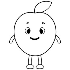 cartoon apple