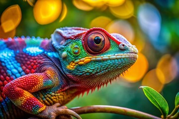 Obraz premium Vibrant Lizard Lounge Pictures Showcasing Colorful Reptiles in Relaxing Natural Habitats Perfect for Nature Lovers and
