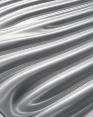 Fototapeta premium a close up of a metal surface with ripples.
