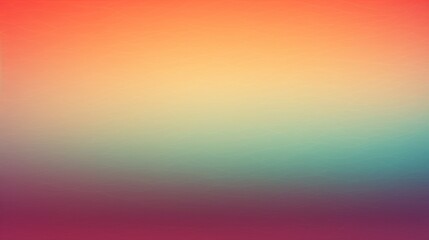 Naklejka premium retro rainbow colorful gradient background with grain texture 
