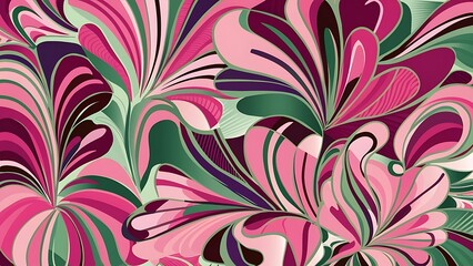 Vector floral background design