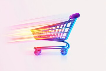 Vibrant Cyber Monday Shopping Logo