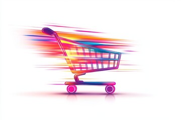 Vibrant Cyber Monday Shopping Logo