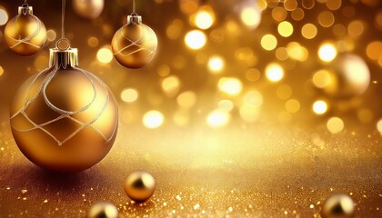 surreal golden background, Christmas