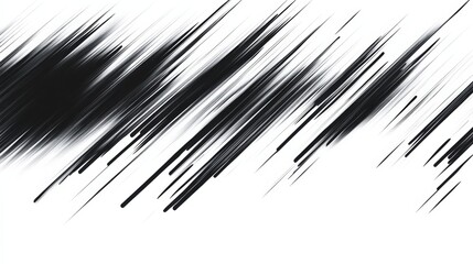 Speed lines Gradient seamless pattern Vector texture Fast effect design Black elements on white background  