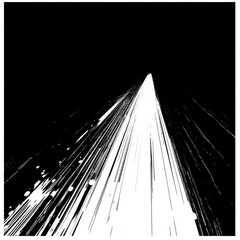 Obraz premium Black and white speed lines vector design, perfect for creating a sense of motion and dynamic energy.