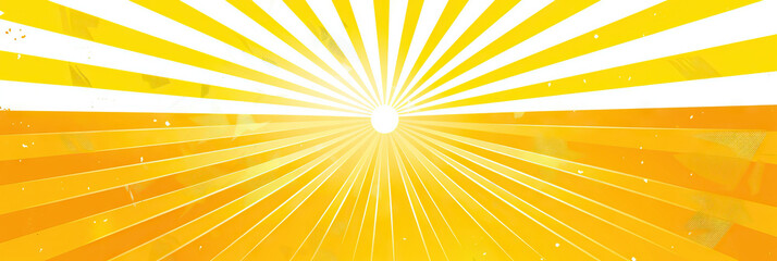Obraz premium Yellow Sunburst School Scene: A sunny yellow and white abstract background for elementary schools, evoking feelings of warmth and happiness with its sunburst design.