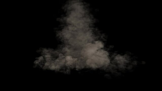 Falling dust debris on the ground creating shock wave
3d rendering of dust particle simulation with alpha channel (transparent background)
