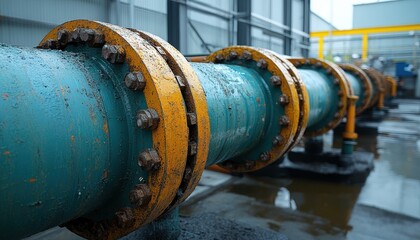 Industrial pipe coating process for corrosion protection at manufacturing facility