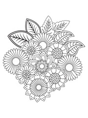 Flowers Coloring Pages For Adules