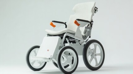 Fototapeta premium Modern orthopedic wheelchair with ergonomic design,