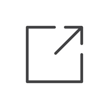 recommend clip art: Share icon set Thin outline art symbol