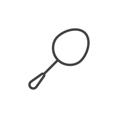 Spoon icon Thin outline art symbol