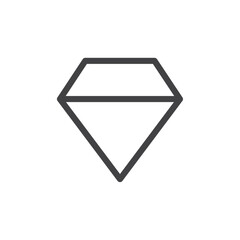 Value icon Thin outline art symbol