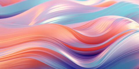 Obraz premium Abstract shape background design with soft waves and pastel colors for websites.