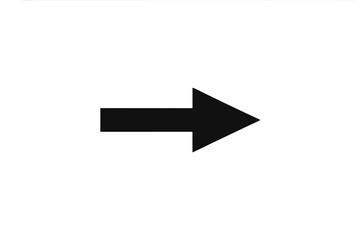  a simple black arrow pointing to the right on a white background