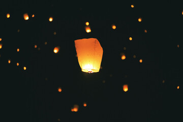 lantern in the night © North_Wolfe