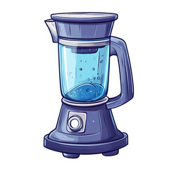 A modern blender with a clear container and a sleek design.