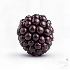 blackberry on white background