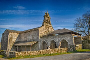 Iglesia de San Salvador de Vilar de Donas en Palas de Rei, Galicia