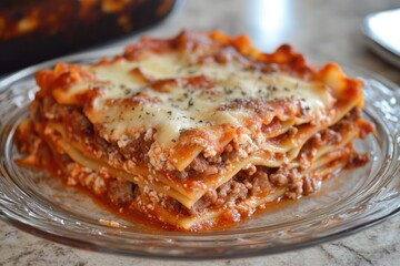 Traditional Italian Lasagna Recipe with Layers of Pasta and Cheese