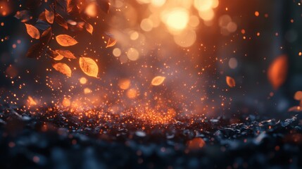 Obraz premium close up of fire