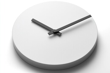 Modern wall clock with sleek design and minimalist aesthetics enhancing contemporary decor