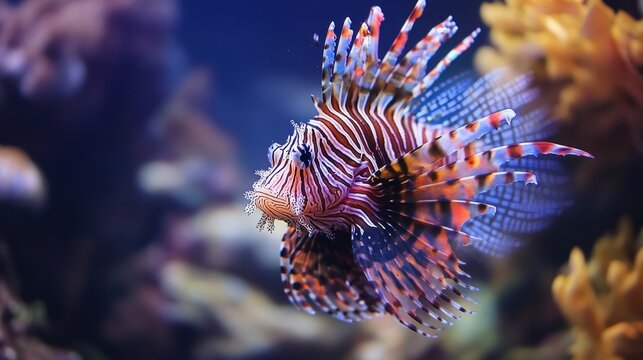 Lionfish (scientific name Pterois miles)
