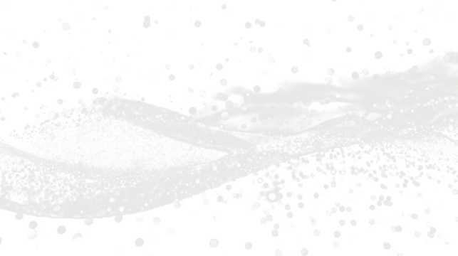 bright white magical glitter wave isolated on white or transparent png