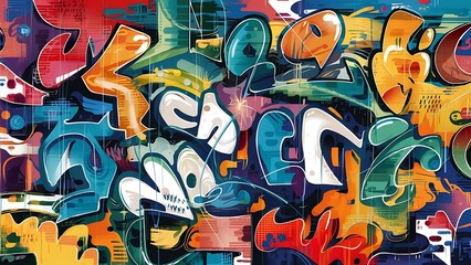 graffiti on the wall