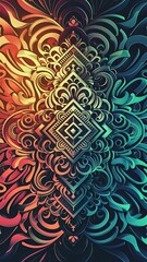 Obraz premium Vector ornamental item background