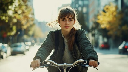 Obraz premium Biker girl