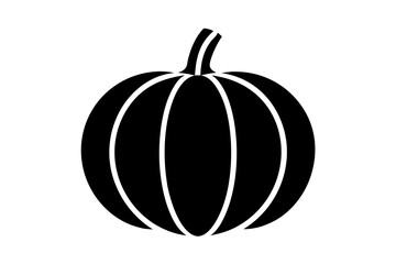 Simple pumpkin icon vector, pumpkin sign