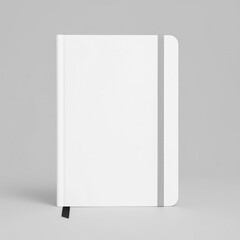 A white book with a white cover that says the word on it