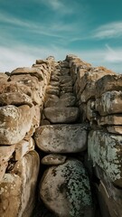 Full frame image of stone wall background