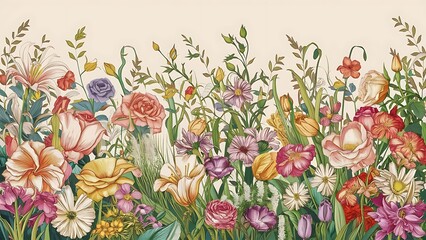 Vector floral background design