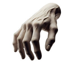 3D Scary hand with veins high quality Generative Ai