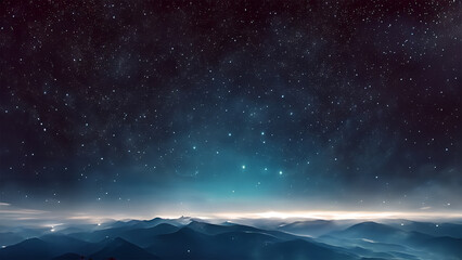 Fototapeta premium 満天の星空