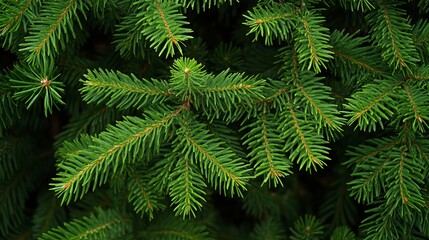 A close-up photo of a Christmas tree.