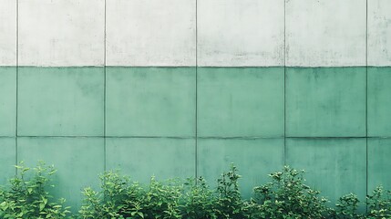 Mint green gradient urban wall texture with a modern aesthetic