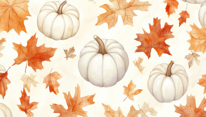 A picturesque autumn background with pumpkins and colorful blooms, perfect for fall decor and seasonal design ideas.