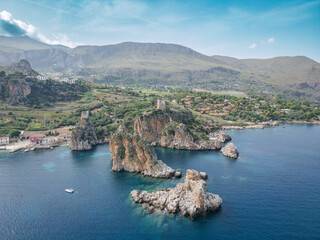 Coastal Landscape of Faraglioni and Tonnara di Scopello, Sicily