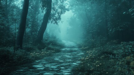 light in the forest