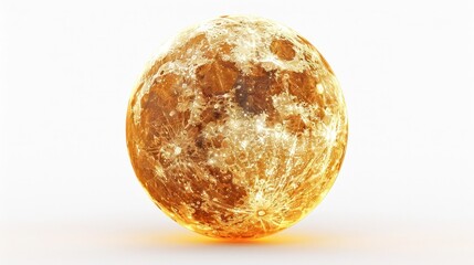 Mesmerizing full moon with dramatic celestial glow illuminating the night sky  Captivating lunar orb with a shimmering luminous surface against a dark atmospheric backdrop  Serene