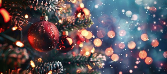 Festive Holiday Concert Flyer Design with Vibrant Decor and Event Promotion Elements