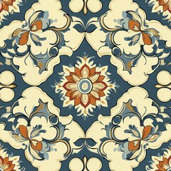 Arabic Islamic Ornament Vector on Patterned Background