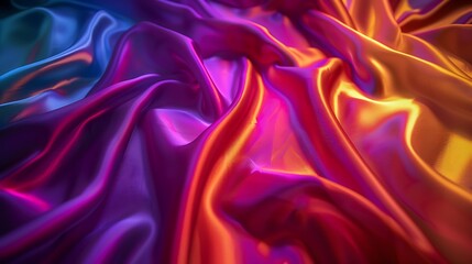 Obraz premium Generally smooth fabric with glowing colors for video poker or broadcast