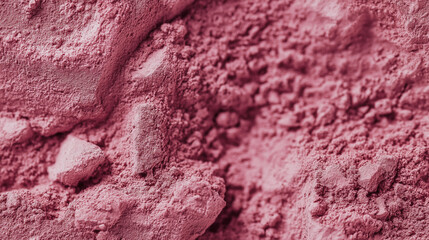 a close-up, top-down view of dried watermelon powder, with a soft pink hue and smooth, powdery texture